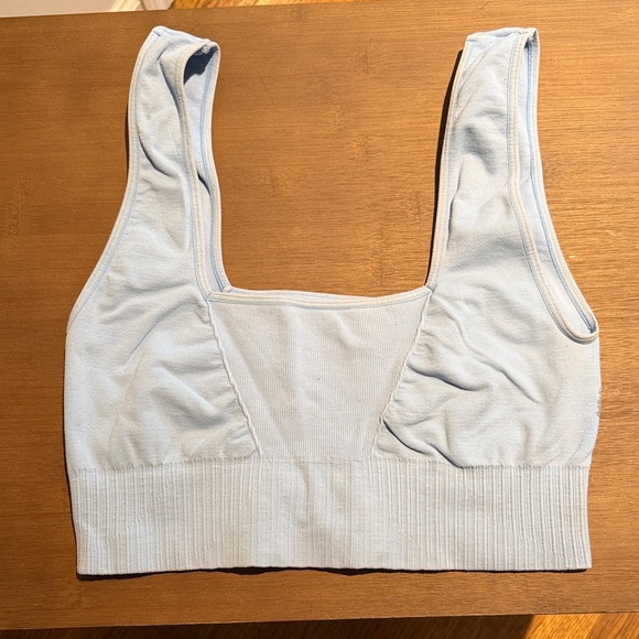 Free People Good Karma Square Neck Sports Bra - blue - Picture 5 of 6